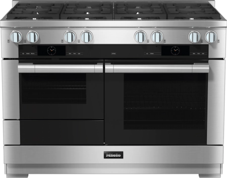 HR 1954-3 G DF  48 Inch Gas Dual Fuel Range with M Touch Stainless Steel
