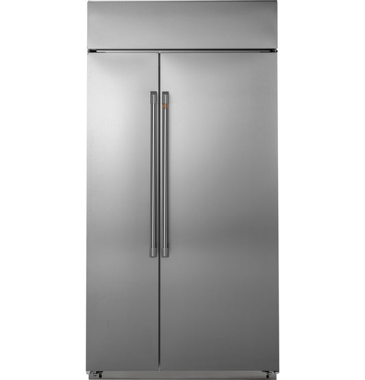 GE Cafe CSB42WP2NS1 42 Inch Built In Side By Side Refrigerator Stainless Steel New Open Box 369455