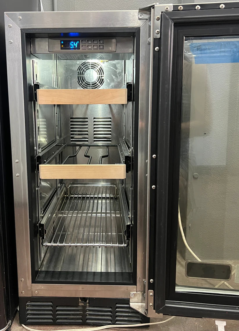Restored Insignia 3.0 Cu. Ft. Stainless Steel Mini Refrigerator