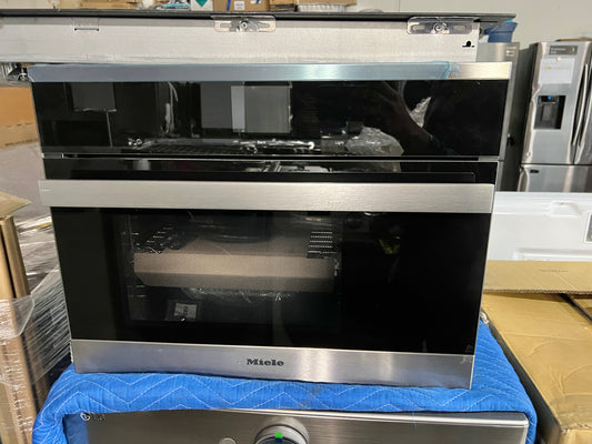 Miele DG6600 24 Inch Built In Steam Oven in Stainless Steel New Open Box 369472