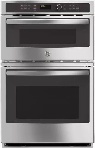 GE Profile JK3800SHSS 27 Inch Built In Microwave and Wall Oven Combo 4.3 cu. ft. Oven, 1.7 cu. ft. Microwave, Sensor Cooking Controls, Bake Element, Broil Element, Glass Touch Controls, GE Fits! Guarantee, Self-Clean Steam, Stainless Steel , 369599