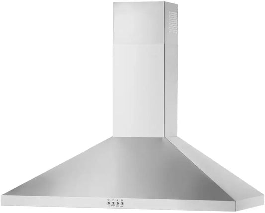 Whirlpool 36 inch Wall Mount Range Hood,WVW53UC6LS,3-Speed 400 CFM Motor,Push-Button Controls,LED Task Lightning,Grease FIlters,ADA New Open Box , 369140