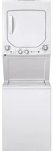 GE Spacemaker  GUD24ESSMWW 24 Inch Electric Laundry Center with Auto-load Sensing, Cycle Status Light, Rotary Controls, 12 Wash Cycles, 6 Wash/Rinse Temperatures and 830 RPM , 369655