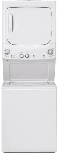 GE Spacemaker  GUD27ESSMWW 27 Inch Electric Laundry Center with Auto-load Sensing, Cycle Status Lights, Rotary Controls, 11 Wash Cycles, 6 Wash Rinse Temperatures 800 RPM , 369656