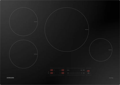 Samsung  NZ30A3060UK 30 Inch Induction Cooktop 4 Induction Elements, Ceramic Glass Cooktop, Digital Touch Controls, Presence and Size Sensors, Wi-Fi Connectivity, ADA , New Open Box  369597